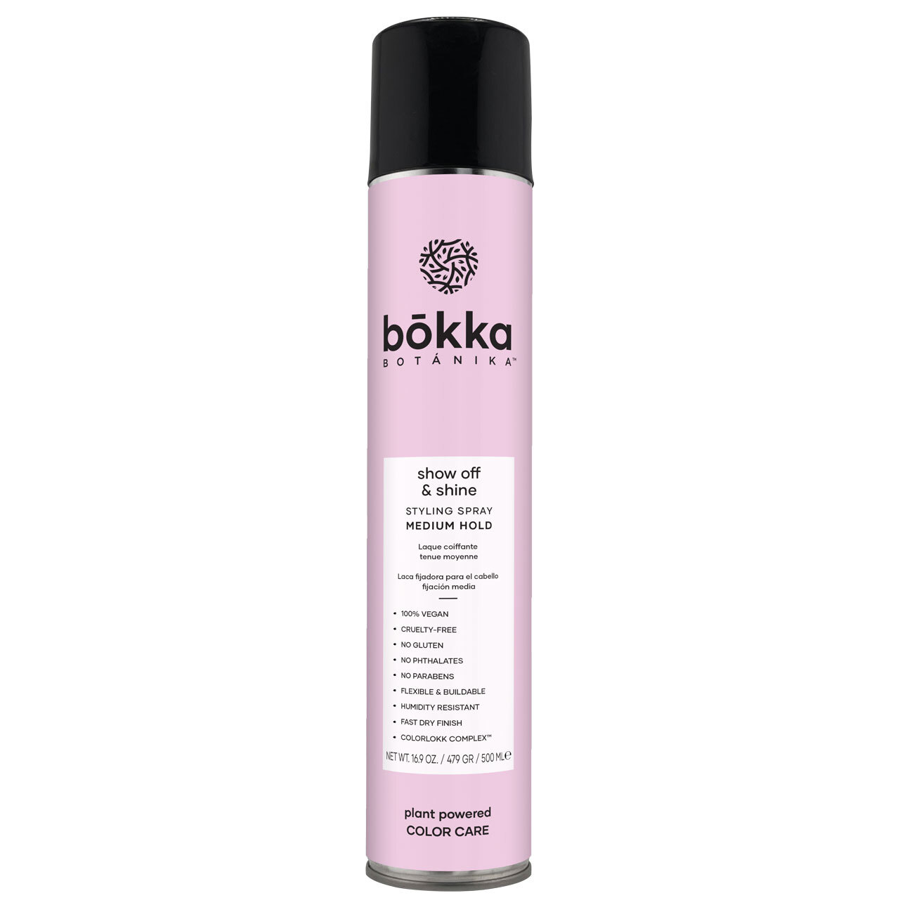 bokka BOTANIKA Styling: Show Off & Shine Illuminating Styling Spray 16oz